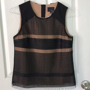 ANTHROPOLOGIE Stunning black Greylin blouse NWT